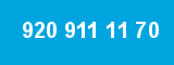 920 911 11 70